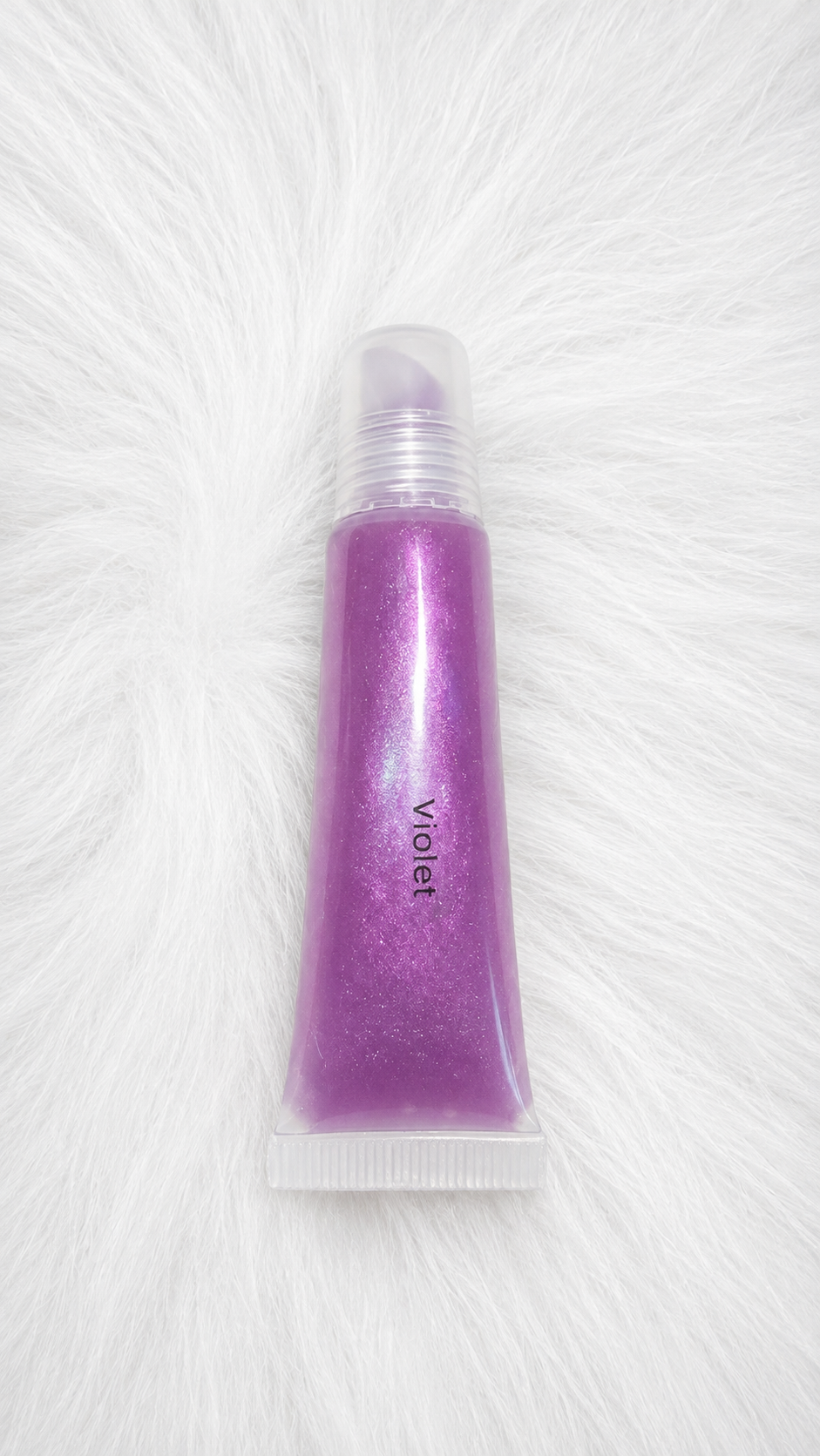 Violet lip gloss