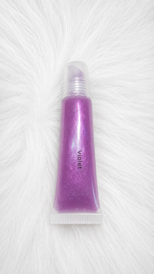 Violet lip gloss