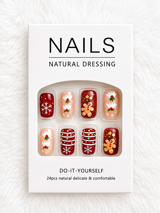 Xmas press on nails