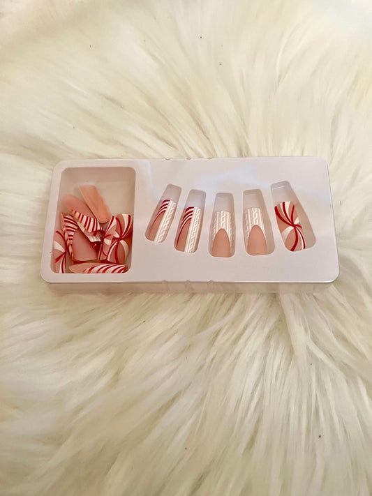 Xmas press on nails