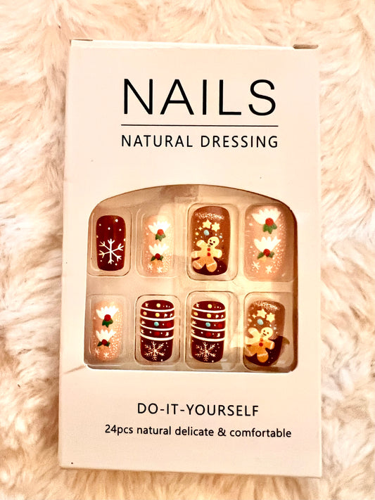 Holiday press on nails